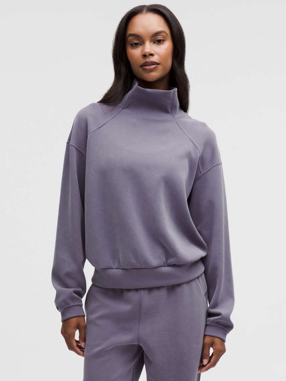Lululemon Brushed Softstreme Funnel Neck - Grape Mist - NWT - Size Small